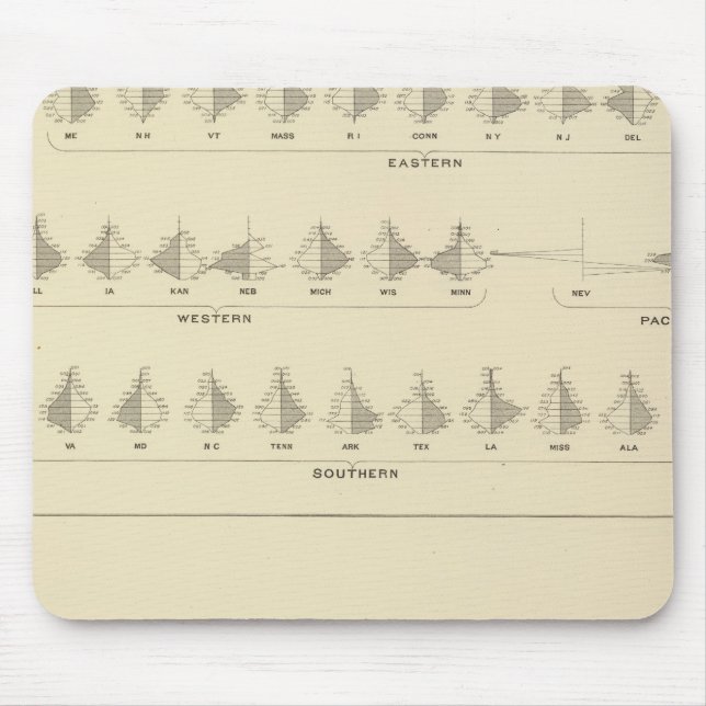 Insanity, Statistical US Lithograph Mouse Mat (Front)