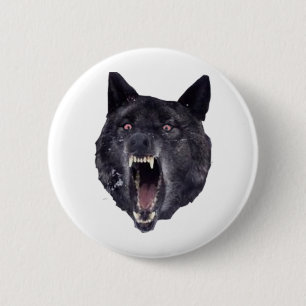 Insanity wolf 6 cm round badge