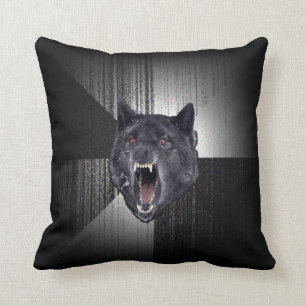 Insanity Wolf Meme Cushion