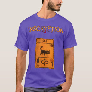 Inscryption Psychological Cat Card Game Halloween  T-Shirt