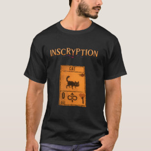 Inscryption Psychological Cat Card Game Halloween T-Shirt
