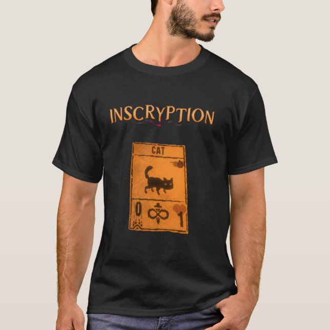 Inscryption Psychological Cat Card Game Halloween  T-Shirt (Front)