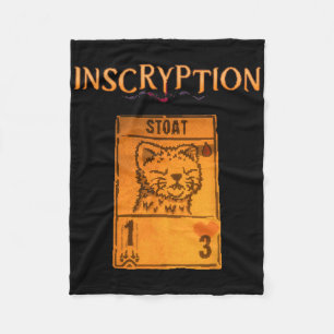 Inscryption Psychological Stoad Card Game Hallowee Fleece Blanket