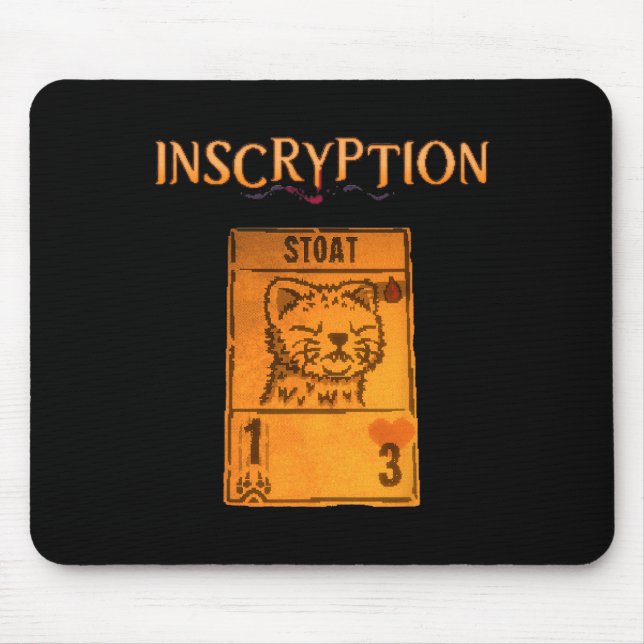 Inscryption Psychological Stoad Card Game Hallowee Mouse Mat (Front)