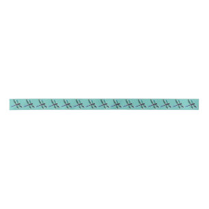 Insect Art Beautiful Dragonfly Satin Ribbon