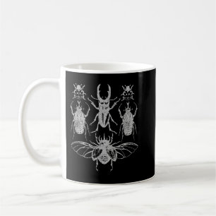 Insect Bug Collection Cicada Stag Beetle Ladybug Coffee Mug
