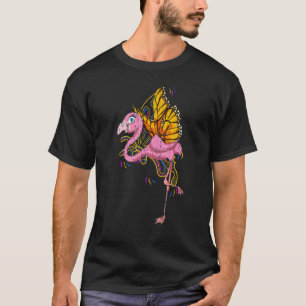 Insect Butterfly Zoo Animal Bird Cute Pink Flamin T-Shirt