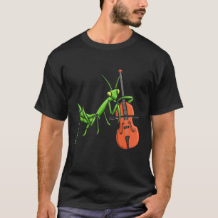 Insect Collecting Bug Catching Entomologist Violin T-Shirt