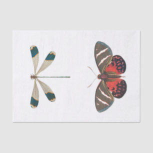 Insect garden decoupage tissue paper