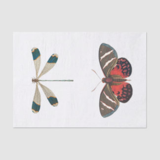 Insect garden decoupage tissue paper