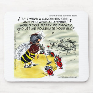 Insect Nightclub Singers Funny Mouse Mat