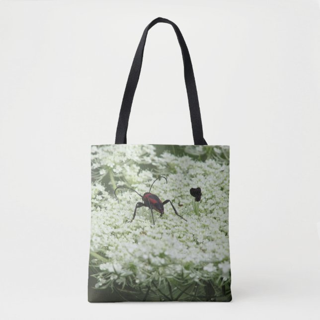Insect on Elderflower  Tote Bag (Front)