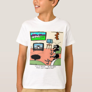 Insect Parents Funny Cartoon T-Shirt