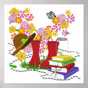 Insect Safari Kids Poster