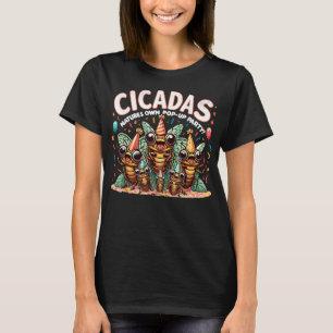 Insect Swarm Double Brood Jumping Bug Cicada T-Shirt