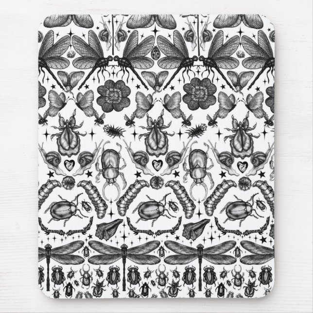 Insects and Bugs Mouse Mat (Front)