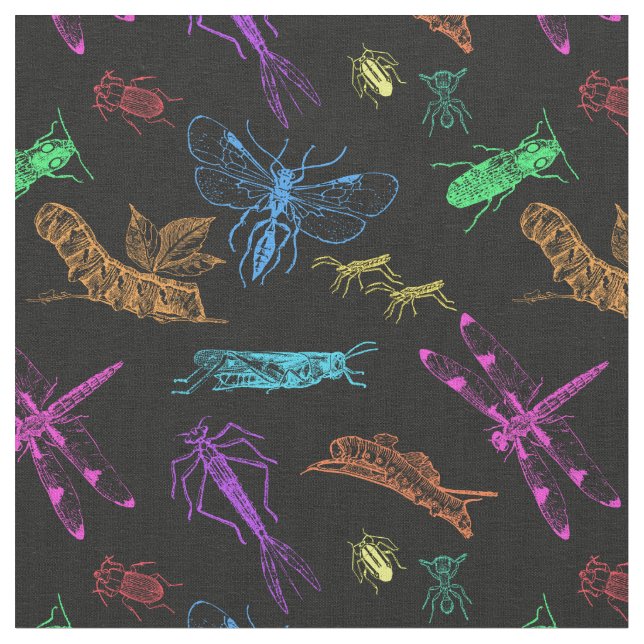 Insects! Fabric (Close Up)