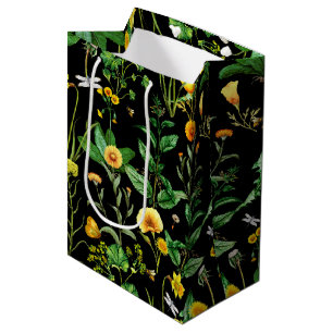 Insects on Herb Plants  Medium Gift Bag