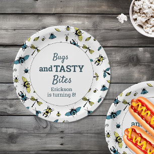 Insects Outdoor Birthday Party   White Paper Plate
