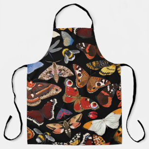 Insects seamless pattern apron