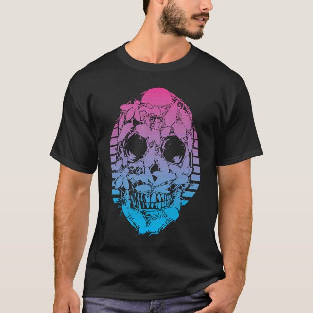 insects Vaporwave Aesthetic T-Shirt (Front)