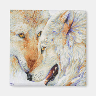 Inseparable - Wolf Duo Magnet