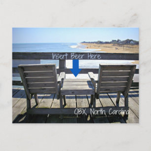 Insert beer Here! OBX Outer Banks NC Post Card
