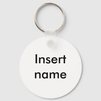 INSERT NAME make your own one of a kind keychain