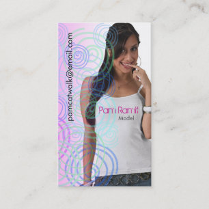 Insert Photo Business Card Template 2