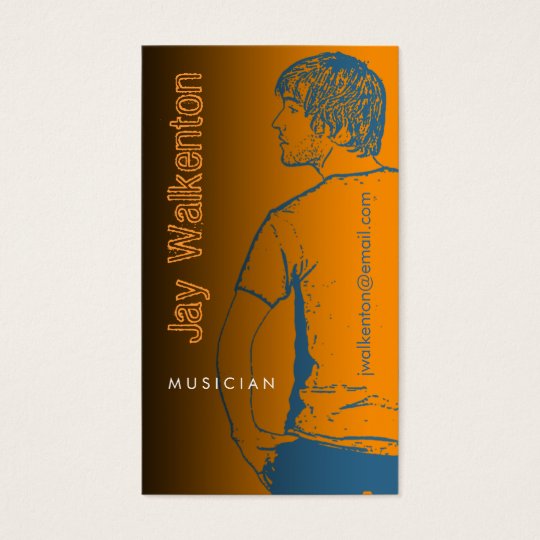 Insert Photo Business Card Template 3