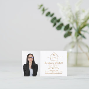 Insert Photo Real Estate Realtor Key House Gold