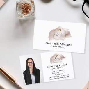 Insert Photo Real Estate Realtor Key House Gold