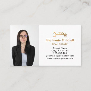 Insert Photo Real Estate Realtor Key House Gold