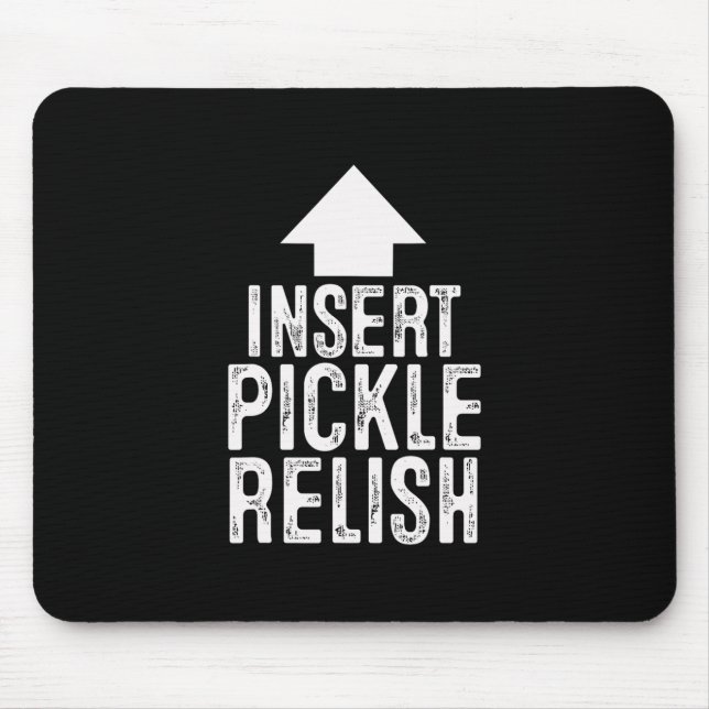 Insert Pickle Relish Halloween Pointing Arrow To M Mouse Mat (Front)