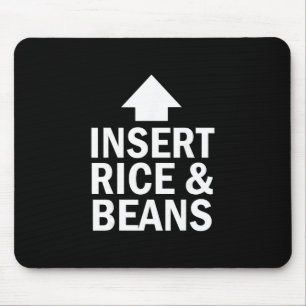 Insert Rice And Beans Thanksgiving Pointing Arrow Mouse Mat