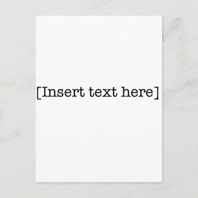 insert text here postcard (Front)