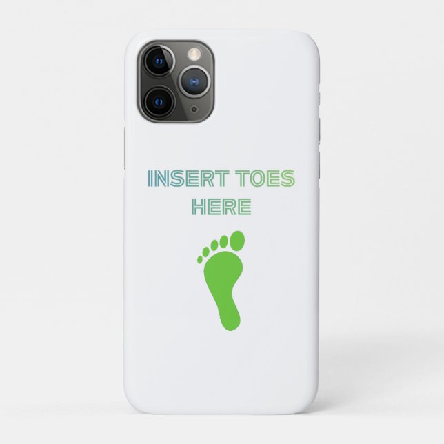 Insert Toes Here Case-Mate iPhone Case (Back)