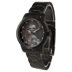 Insert Your Own Image Coolest  Afraid Doll Scary Watch