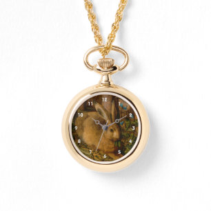 Insert Your Own Image Lil Bunny in the Garden Watch