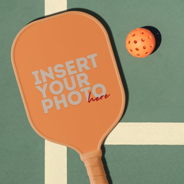 Insert your Photo Unique Gift Personalised  Pickleball Paddle (Personalized Pickleball Paddle With Photo Space Insert your Photo Here Unique Gift  )