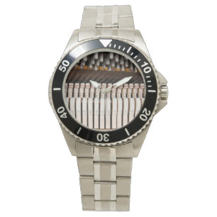 Inside a piano watch