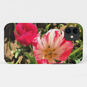 Inside a Pink & White Tulip iPhone 11 Case