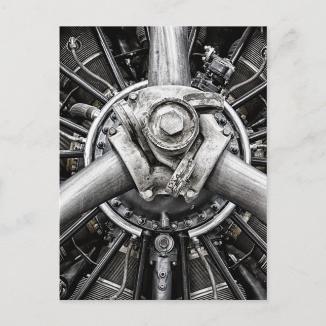 Inside a propeller postcard (Front)