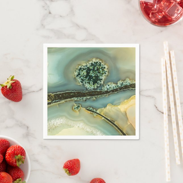 Inside a semi-precious stone napkin (Insitu)