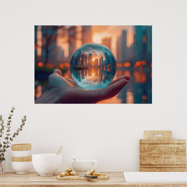 Inside a sphere poster (Kitchen)