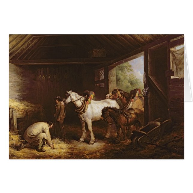 Inside a Stable (Front Horizontal)