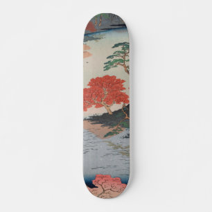 Inside Akiba Shrine Vintage Ukiyo-e Japanese Art Skateboard