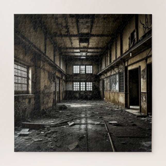 Inside an Abandoned Station  Jigsaw Puzzle (Vertical)