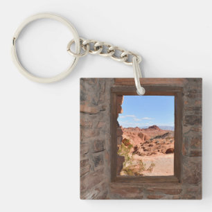 Inside cabin view of the Valley of Fire   Key Ring