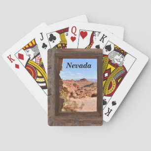 Inside cabin view of the Valley of Fire Playing Cards
